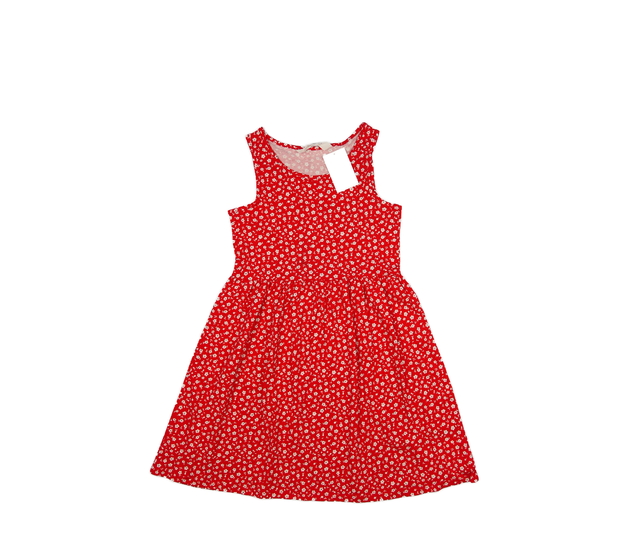 Nové červené květinové letní šaty H&M