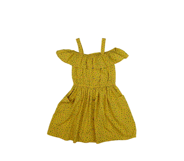 Krásné žluté vzdušné letní šaty Next