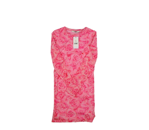 Nové růžové květinové šaty George