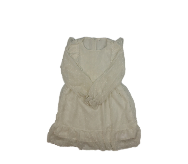 Smetanové společenské šaty 