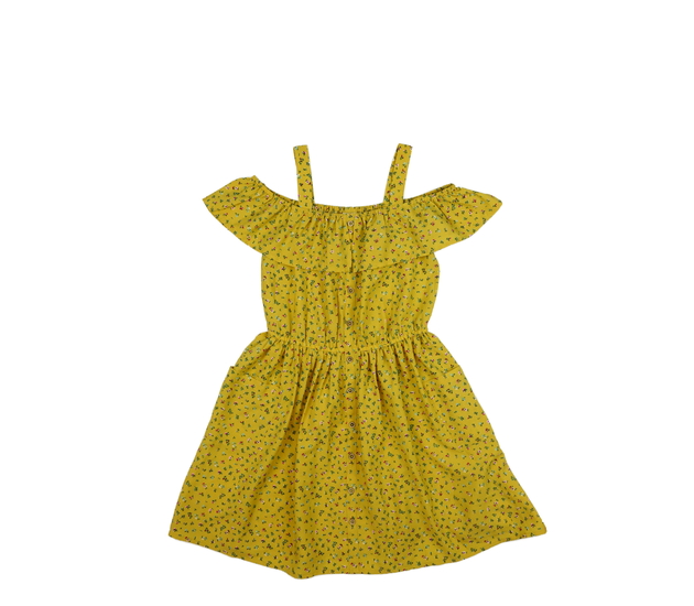 Krásné žluté vzdušné letní šaty Next