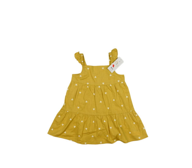 Nové žluté šaty se srdci George