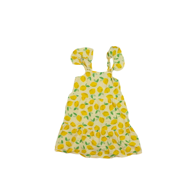 Žluté letní šaty s citrony