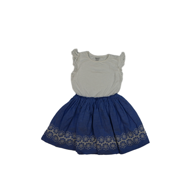 Modro-bílé šaty Next