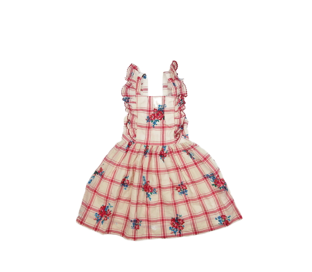 Krémovo-červené šaty Ralph Lauren 