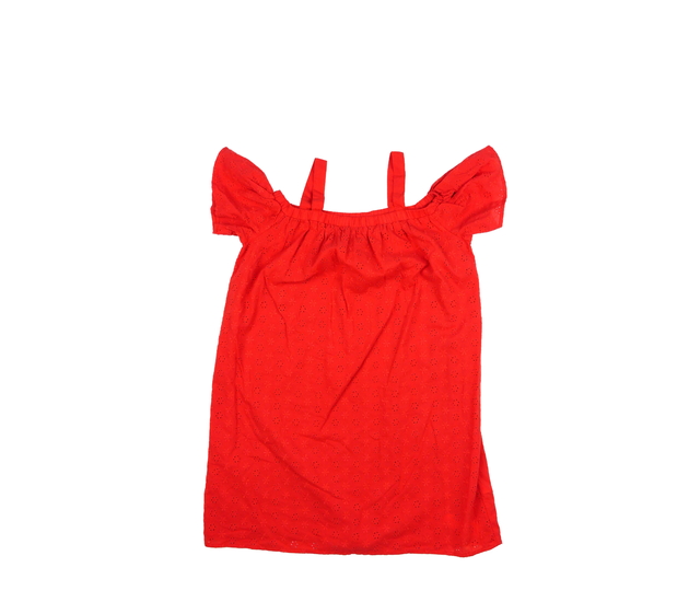 Červené široké volné šaty Primark 