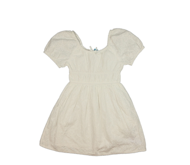 Krémové madeirové letní šaty Primark 