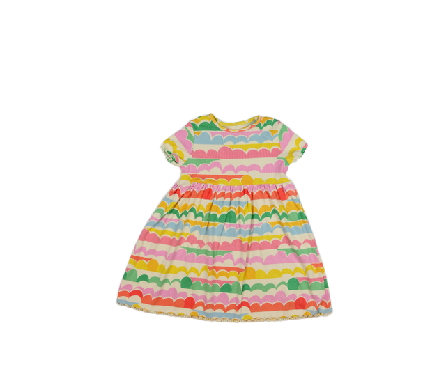 Krémové šaty s barevnými vzory Next