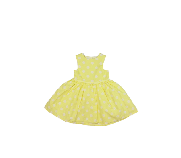 Žluté společenské šaty s kolečky Primark 