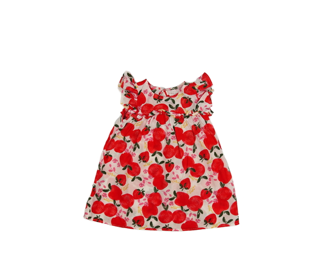 Světlé šaty s jablky Primark 