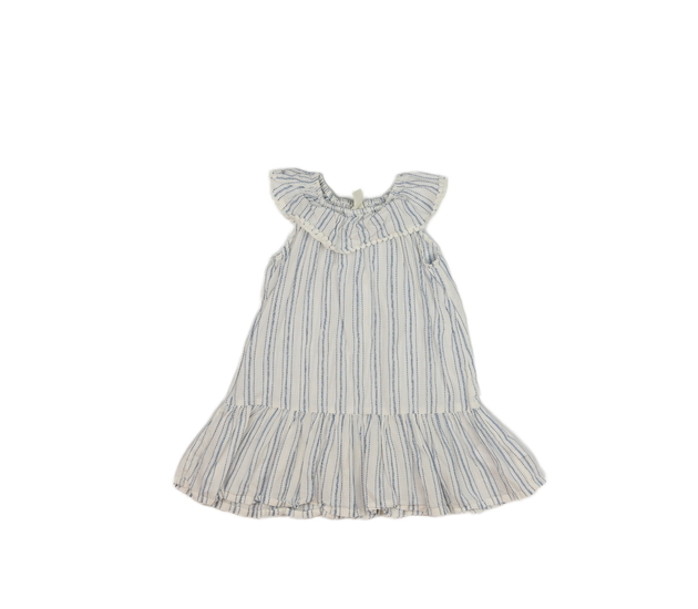 Bílé šaty s modrými detaily H&M