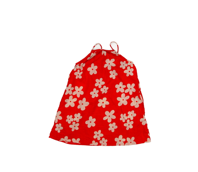 Červené šaty s květinami Next