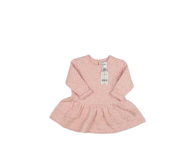 Nové růžové melírované šaty 