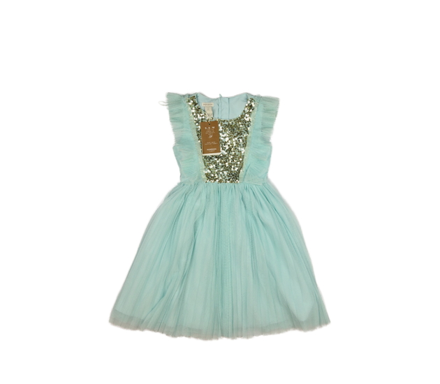 Nové modré nádherné šaty s flitry Monsoon 