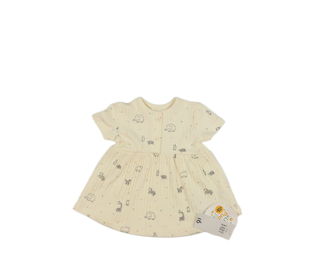 Nové krémové šaty se zvířátky George
