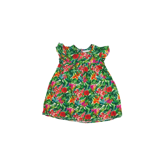 Vzdušné letní šaty s květinami a listy Primark 