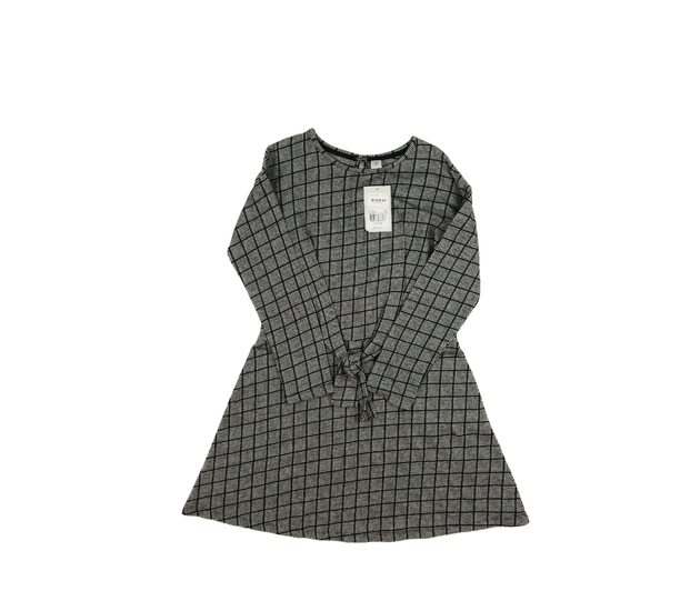 Nové šedé kostkované šaty Tu 