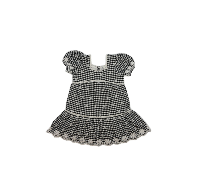 Černo-bílé široké šaty River Island 