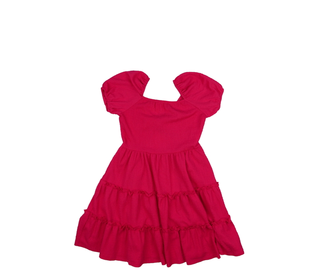 Sytě růžové šaty 