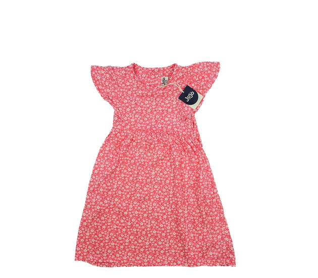 Nové červené květinové šaty Jojo Maman Bébé