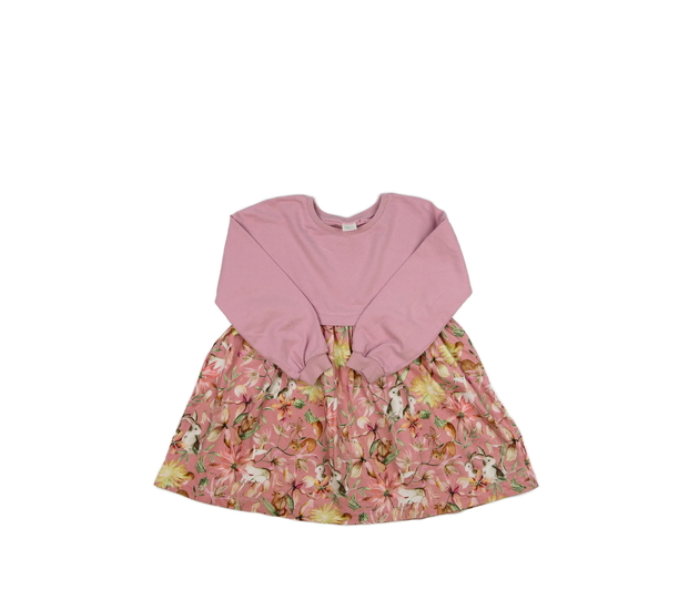 Růžové šaty se zvířátky Next