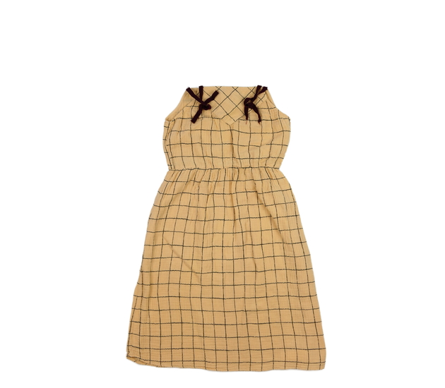 Oranžové kostkované šaty Zara