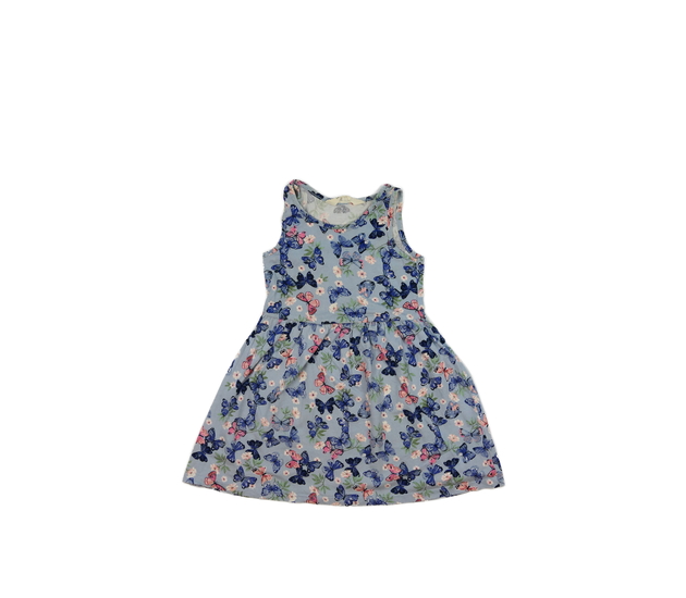 Modré motýlí šaty H&M