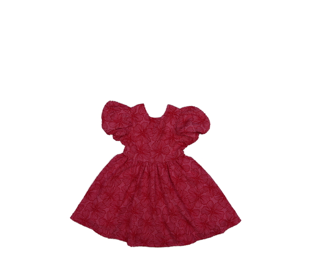 Červené květinové šaty Tu 