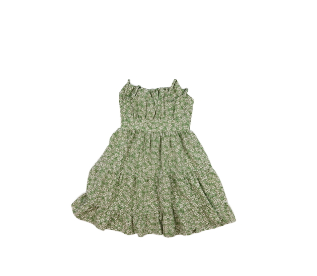 Zelené vzdušné květinové šaty 