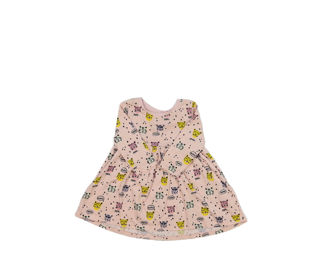 Růžové šaty se zvířátky Bluezoo