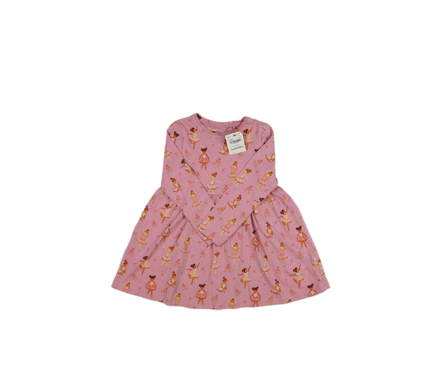 Nové růžové šaty s baletkami Tu 