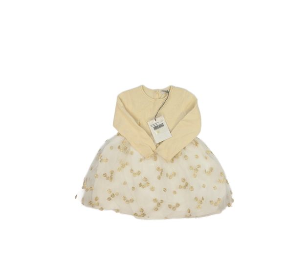 Nové hnědo-zlaté společenské šaty 