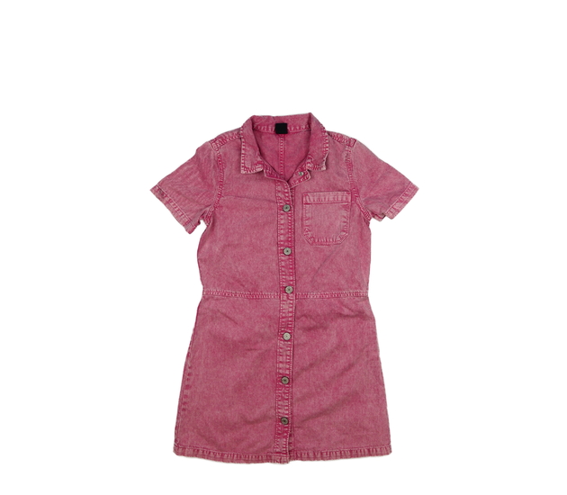 Růžové riflové šaty Gap 