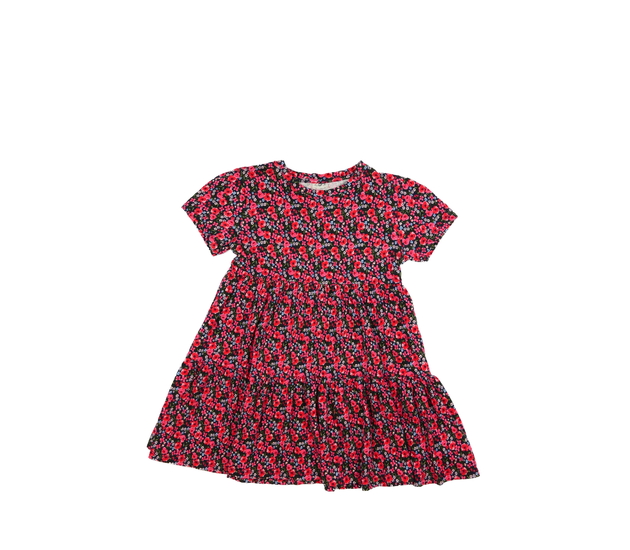 Tmavé květinové šaty F&F