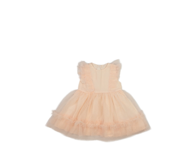 Světlé společenské šaty 