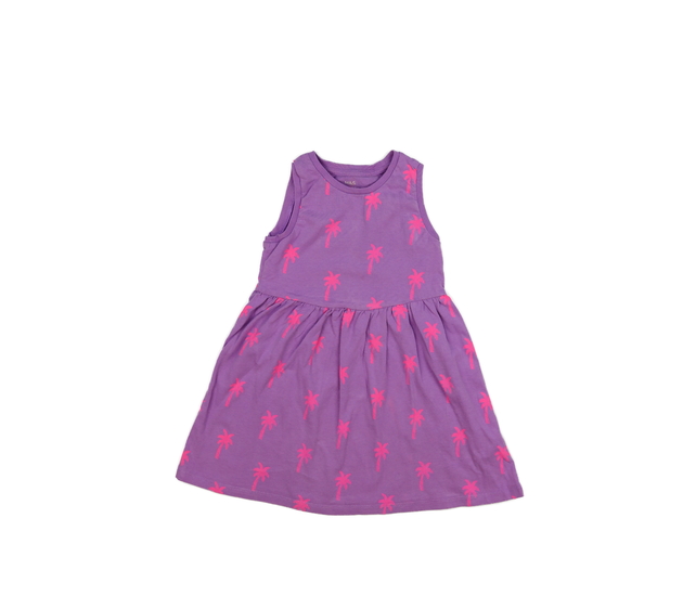 Fialové šaty s palmami M&S