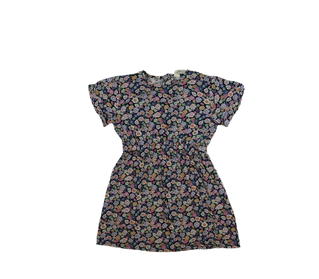 Tmavé vzdušné květinové šaty H&M