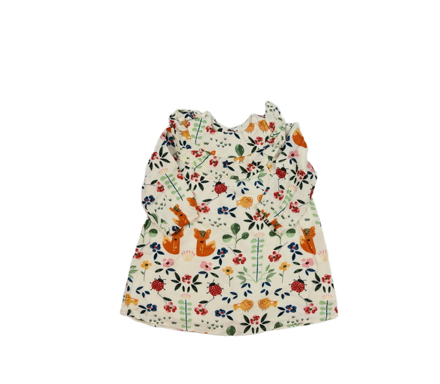 Krémové šaty s obrázky M&S