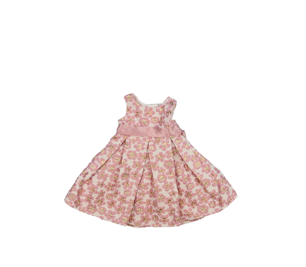 Růžově květinové společenské šaty Monsoon