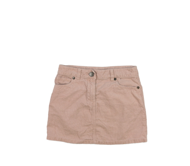 Růžová manšestrová sukně Next