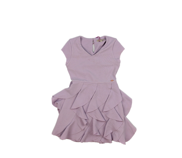 Fialové zdobné šaty 