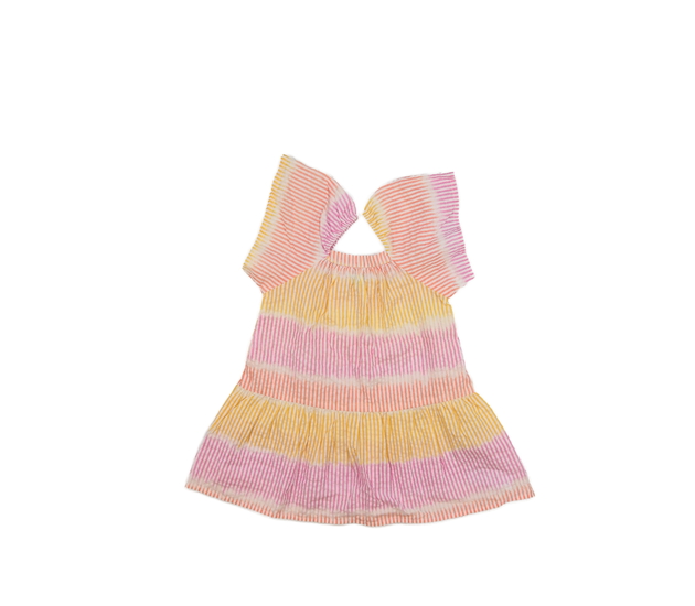 Duhově barevné volné šaty Primark 