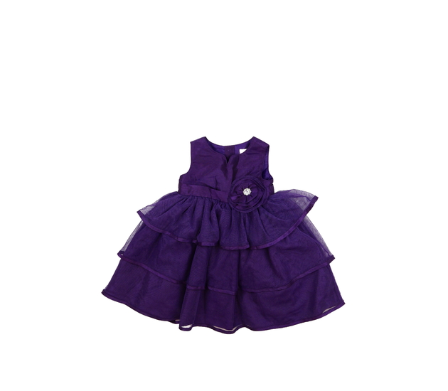 Nové fialové společenské šaty s kalhotkami