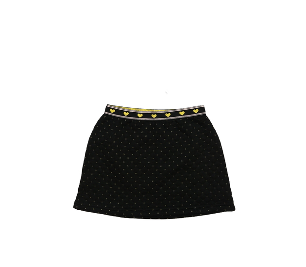 Nová černá prošívaná sukně