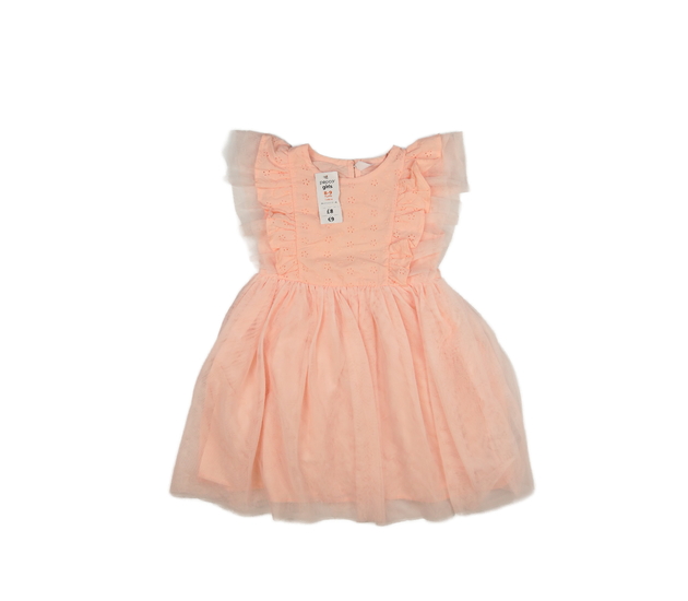 Nové růžové společenské bohaté šaty