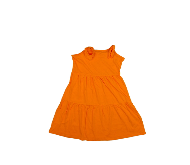 Neonově oranžové šaty 