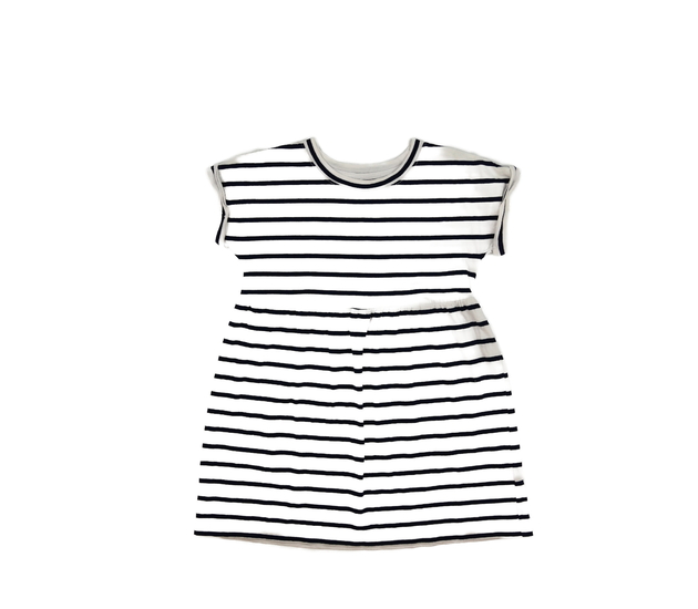 Bílé pruhované šaty Gap