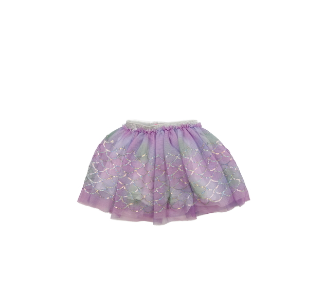 Fialová tylová sukně ala mořská víla