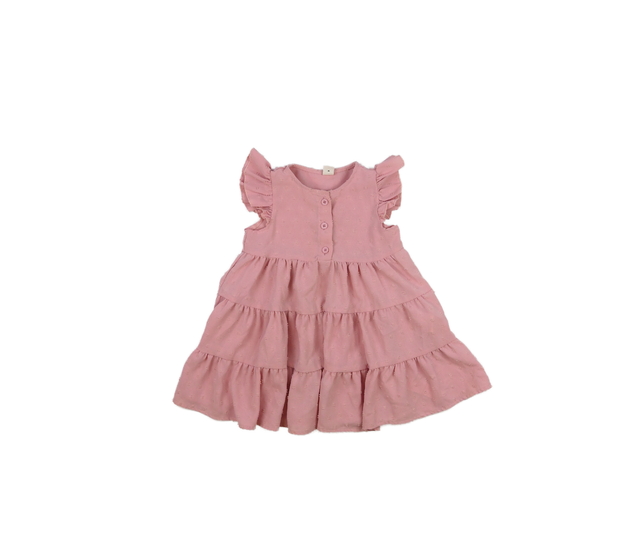 Růžové zdobné šaty 