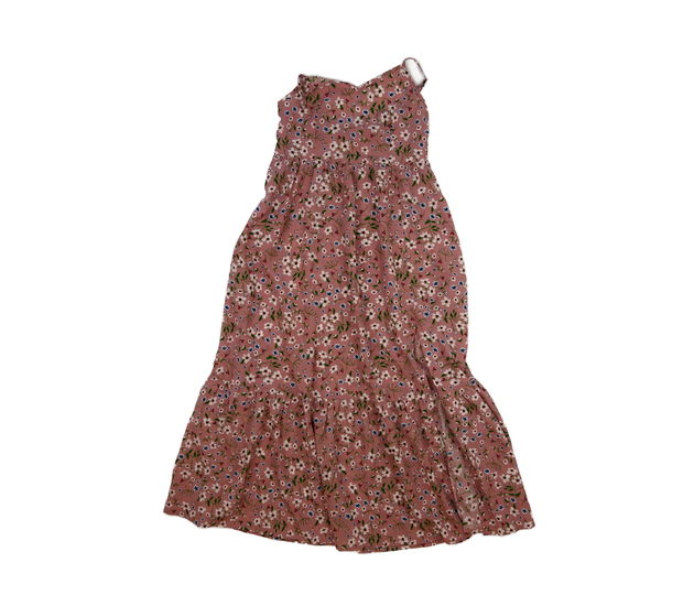 Vzdušné květinové dlouhé šaty s rozparkem 